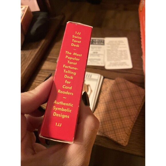 1JJ Swiss Tarot Cards 78 Card Tarot Deck & Guidebook USED, Switzerland - Picture 12 of 12